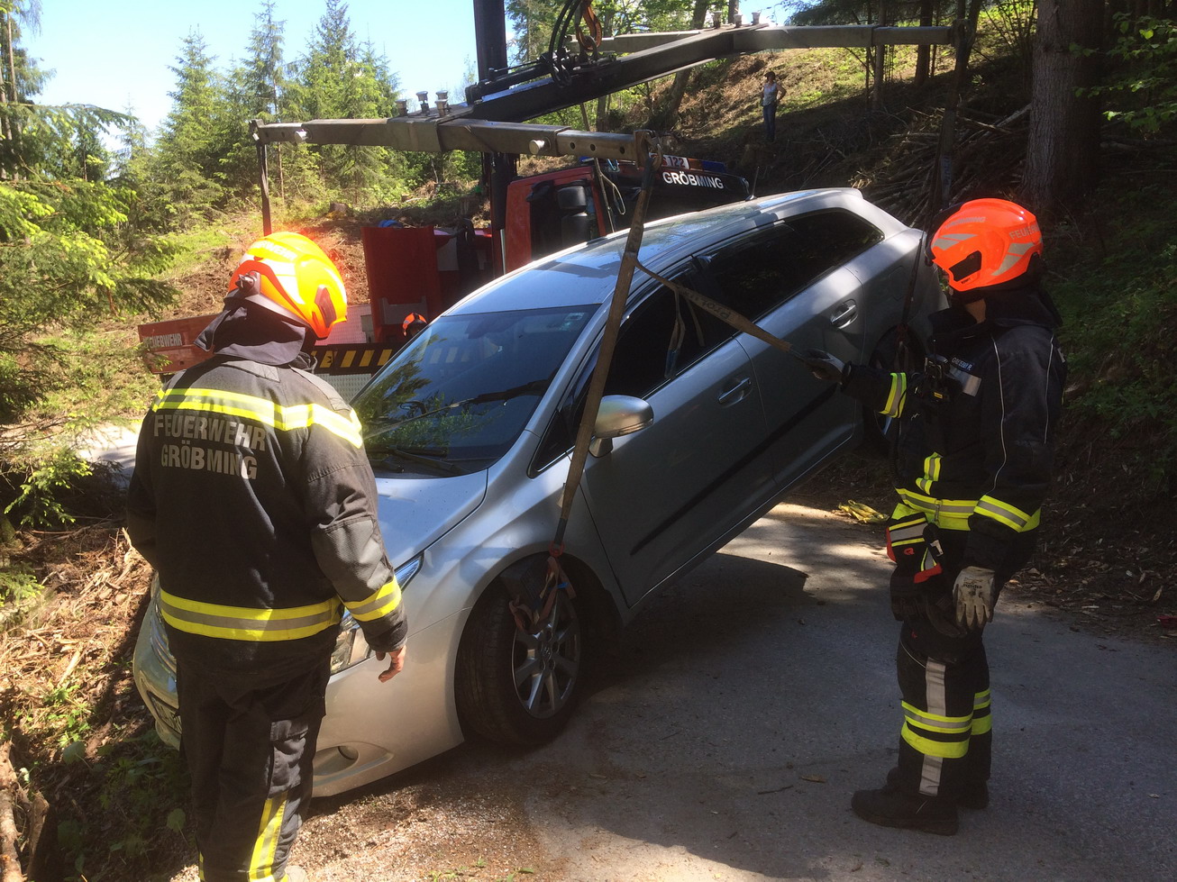 Einsatz PKW-Bergung